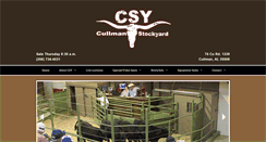 Desktop Screenshot of cullmanstockyard.com