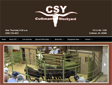 Tablet Screenshot of cullmanstockyard.com
